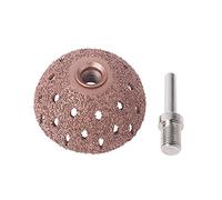 Tungsten Carbide Rasp/Contour Cup with Mandrel Adapter, Grinding Ball Rasp, Professional Accessories for Tyre Repair Tools, Non-Abrasive Pads for Polyx Oil