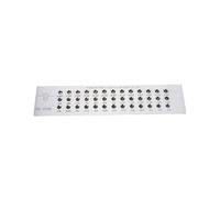 Tungsten Carbide Wire Draw Plate Jewellery Tool, 39 Holes, 0.26-2.80 mm Range, Professional Wires & Metal Working Equipment, 207 x 48 x 5 mm