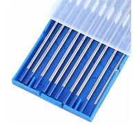 Tungsten Electrodes,Welding Rods 10pcs 150/175mm Blue | Tungsten Electrodes Welding Rods 1.0/1.6/2.4mm WL20 Tip Electrode(1.6 175mm)