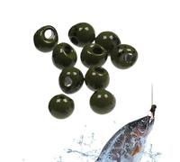 Tungsten Fishing Beads - Round Tungsten Beads for Jig Hooks | Versatile Accessories for Increased Lead Destined Enthusiasts Beginners & Confirmed