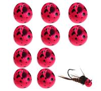 Tungsten Fly Tying Beads | NINFA Head 10x - Fly Tying Materials - Slotted Fly Tying Tungsten Beads - Convenient to Sink Faster and Faster