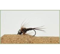 Tungsten Pheasant Tail Nymph Flash Head, Barbless Trout/Grayling Flies Choice of size and quantity excellent nymph pattern for fly fishing (12, 10)