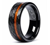 Tungsten Rings for Men - Mens Wedding Band - Strong, Durable & Scratch-Resistant | Comfort Beveled Fit | Hypoallergenic | Promise, Engagement and Wedding Ring for Men, 6 UK, Tungsten, No Gemstone