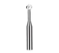 Tungsten Steel Ball Nose End Mill Cutter, Rounded T Carbide Tool for Metal Machining, Uncoated, R1.5xD4x50L, Precision Milling Cutter, Cutting Tools