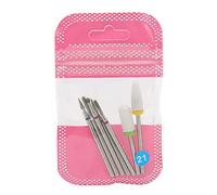 Tungsten Steel Ceramic Nail Drill Bit Set High Performance Professional Nail Grinding Bits for Gel Polish Removal and Reshaping 7pcs