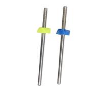 Tungsten Steel Nail Buffer Drill Bits 2PCS | Skilled Nail Bed Cuticle Care & Maintenance | Manicure Tool for Home / Salon Use | High Hardness & Sturdy Performance