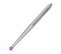 Tungsten Steel Ruby Head Dovetail Rails Dial Indicator Probe 1.6mm Needle Test Indicator M1.6 Thread Precision Measuring Tool for Dovetail Rails, Includes Ruby and Tungsten Steel (M1.6*L36.8*D2.0