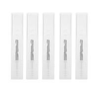 Tungsten Steel Spiral Router Bits 3.175x12mm | 5PCS Wood Carving Tools for CNC / Handheld Routers / DIY Projects | Mirror Polished Cutting Area for High Chip Removal & Smooth