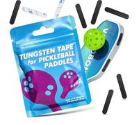 Tungsten Tape for Pickleball Paddles 10pcs 3g, Pickleball Paddle Weights Safe and Non-Toxic Material&Lead Tape Alternative 1.5g/in High Density, Easy Customization and Durable,Fits 12mm-16mm Paddles