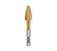 Tungstenic Coating Rotary Burrs Rotary File Hexagonal Shank Abrasive Tool Engraving Grinding Polishing Bit For Metal Wood Grinding Head
