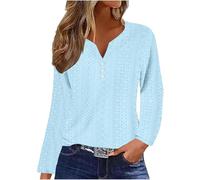 Tunic Tops Ladies 3/4 Sleeve Tunic Tees Elegant Smart Half Sleeve V Neck Casual Shirts Lightweight Going Out Tee Tops Pleated Floral Printed Tunic Blouse Shirts