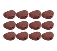 Tuning Button, Good Texture Tuner Machine Head Buttons Long Service Life Environmental Friendly 12Set for Electric Guitars(Brown)