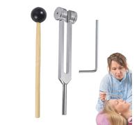 Tuning Fork - 128 Hz Non-magnetic Sensory Tuning Fork | Hammer Sound Healing Tool Set | Diagnostic Tuniing Forks Kit Suitable For Medical Use Chakra Sound Healing