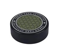 Tuning Fork Activator Puck, Universal Rubber Tuning Fork Resonator Accessories Creates Sustained Tone & Minimal Noise Striker Block for Healing Music Practitioners Meditation Enthusiasts