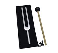 Tuning Fork Aluminum Alloy Tuning Forks Set Silver Professional Fork Meditation(417HZ)