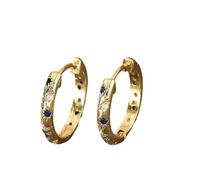 Tuning Fork Earrings Hoop Earrings Heart Hoop Earings for Women U Shaped Hoop Earrings Colourful Cubic Zirconia Large Big Hoops Various Hoop Earrings Clip Earrings Children, one size, Iron, No