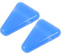 Tuning Fork Holder 2Pcs, Silicone Triangle Base for Secure Placement in Meditation & Sound Therapy