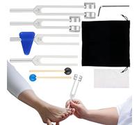 Tuning Fork Set | Reusable Multipurpose Healing Tools, Metal Instrument Devices, Screening Tools, Portable Meditation Accessories, Music Education, Students, Workers
