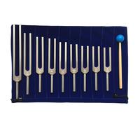 Tuning Fork Sets, Sound Therapy Vibration Aid for Pain Relief, Healing, Chakra, Reduce Stress Anxiety (Sets of 9)
