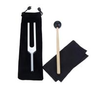 Tuning Forks for Healing,128/256/528 Healing Tuning Fork Original, for Chakra Healing, Sound Therapy, and Meditation, Tuning Fork Set Frequency Healing Devices for Yoga (528 Hz Silver)