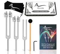 Tuning Forks for Healing (128 Hz, 256 Hz, 512 Hz), Chakra Balancing, Medical Grade Chakra Balance Set, Frequency Healing Device Set for Yoga, Sound Therapy, Musical Instruments,