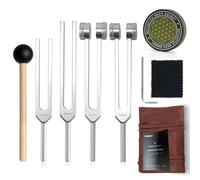 Tuning Forks for Healing Set-128Hz, 136.1Hz, 256Hz, 384Hz