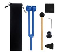 Tuning Forks for Healing Set, 128Hz Sound Therapy Fork with Striker & Pouch | Feel the Vibration, Find Your Calm, Tuning Fork Set for Deep Relaxation, Meditation, Inner Peace, A Healing Sets for Her, Him