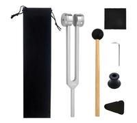 Tuning Forks for Healing Set, 128Hz Sound Therapy Fork with Striker & Pouch | Feel the Vibration, Find Your Calm, Tuning Fork Set for Deep Relaxation, Meditation, Inner Peace, A Healing Sets for Her, Him