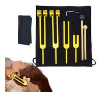 Tuning Forks For Healing - Sound therapys Tool, Wellness Balance Instrument | Precision Calibrated Aluminum Body, Deep Relaxation Aid for Meditation Sessions, Holistic Energy Work Mindfulness Training