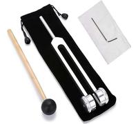 Tuning Forks for Healing with Gem Foot, 128hz healing instrument with Removable Gem Point fit, 128hz tuning fork set Frequency Healing Devices for Sound Healing Therapy (only tuning fork)
