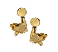 Tuning Key Pegs Machine Heads Set Replacement, Tuning Keys Oval Button Machines Grover Heads Sealed String Pegs Oval Button Grover (3 Right & 3 Left)