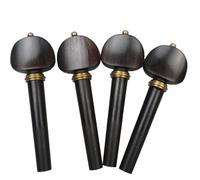 Tuning Key Winder Ebony Mahogany Violin Accessories Shaft violin parts (Color : Ebony wood 3)