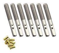 Tuning Pegs 7PCS String Nail For Lyre Harp Strings Primitive Stringed Instruments Silver