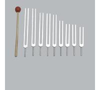 Tuningforkshop 9 Solfeggio Tuning Fork Set For Healing With Pouch+Mallet