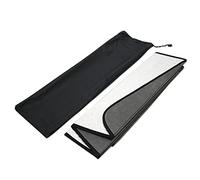 Tuningpros SS-137 Custom Fit Car Windshield Sun Shade Protector, Sunshade Visor Silver & Grey 1-pc Set Compatible with 2003-2011 Honda Element