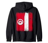Tunisia Austria Flag | Tunisian Austrian Roots Zip Hoodie