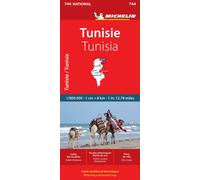 Tunisia - Michelin National Map 744 : Map
