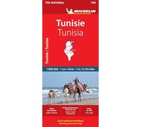 Tunisia - Michelin National Map 744: Map