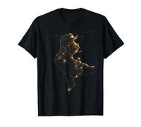 Tunisia North Africa - Earth Night Satellite View from Space Value Graphic T-Shirt
