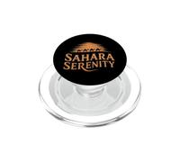 Tunisia Sahara Serenity Calm Desert Sunset Camels PopSockets PopGrip for MagSafe