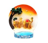 Tunisia Tunis Medina Carthage Desert Camels TN01 Fridge Magnet