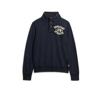 Tunisian collar sweatshirt Superdry Vintage Athletic Bleu S