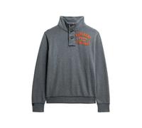 Tunisian collar sweatshirt Superdry Vintage Athletic Gris M