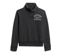 Tunisian collar sweatshirt Superdry Vintage Athletic Noir S