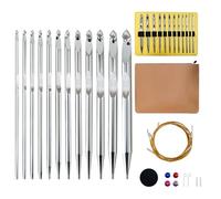 Tunisian Crochet Hooks Set Interchangeable with Case - 26pcs Metal Afghan Knitting Needles Kit 3mm-10mm with Long Cable & Ergonomic Grips