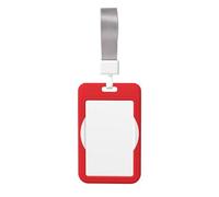 Tunisian Flag Card Badge Holder. Durable Abs Material, Clear Id Display, Suitable for Office, Event, Meeting, Easy Identification.