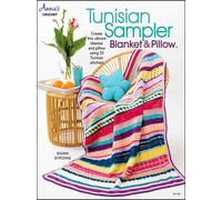 Tunisian Sampler Blanket & Pillow : Create This Vibrant Blanket and Pillow Using 33 Tunisian Stitches!