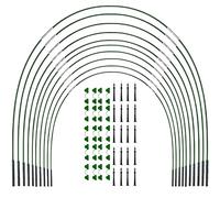 Tunnel Arches, 10 Pieces Tall Garden Support Frames Greenhouse Hoop Plant Tunnel for Garden Fabric, Garden Stakes