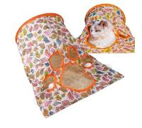 Tunnel Bag for Cat - Kitten Foldable Sound Tunnel Bag | Cute Tube Toy for Relaxing, Exploring, Portable Play Tunnel for Hiding and Playing