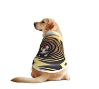 Tunnel, Cute Animals Dog Shirt Vest Dog Clothes- Breathable Cooling for Big Dogs, Sun Protection Comfort Wear for Golden Retriever, Husky, Alaska Outdoor Activities 4X-Large